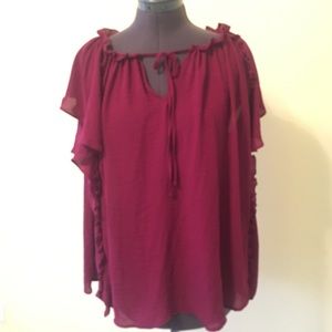 Cranberry blouse
